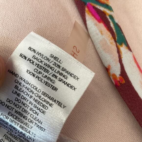 Shade & Shore Women’s One Piece Floral Swimsuit Size XL / 38D - Picture 5 of 8